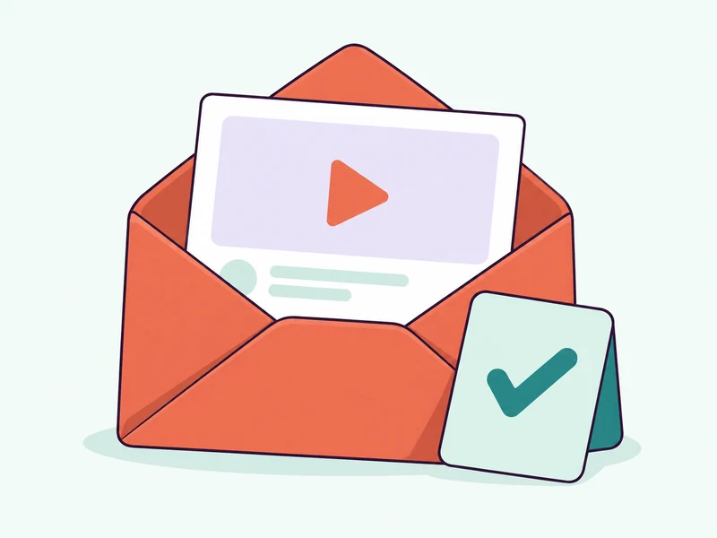 A coral campaign invitation holding a video proposal and a mint approval slip.